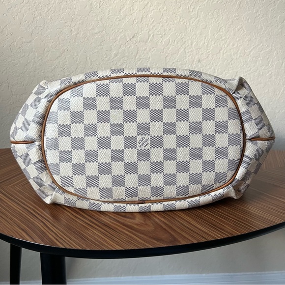 Louis Vuitton Damier Azur Riviera MM Zipper Handbag - Picture 15 of 16